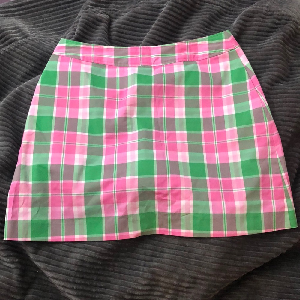 Lily Pulitzer plaid skirt size 6